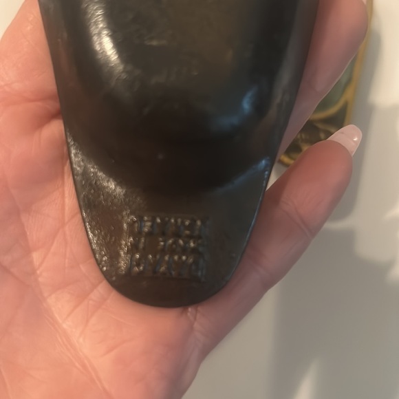 3 Vintage Ashtray Solid Brass Dayagi Israel Ornate Mid Century RARE Collectibles - Picture 8 of 12